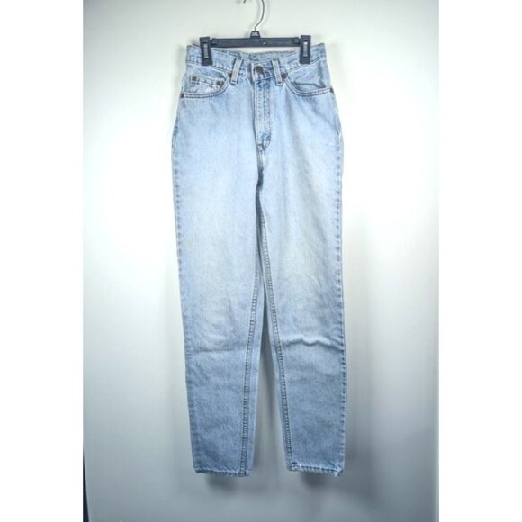 Levi's Denim - Vintage 90s‎ Levi's 512 Jeans Size 7 Made in USA Slim Fit Tapered Leg Mom 24x29